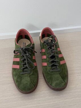Adidas x END Tabacoo "Flyfishing" Pink & Green Sneakers US Womens 11 / UK 9.5